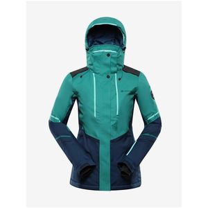 Zelená dámská lyžařská bunda s membránou PTX ALPINE PRO Zariba obraz
