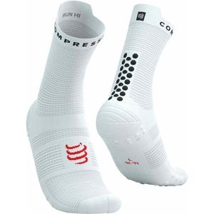 Compressport PRO RACING SOCKS V4.0 RUN HIGH Běžecké ponožky, bílá, velikost obraz