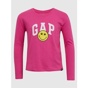 GAP Gap & Smiley® Triko dětské Růžová obraz