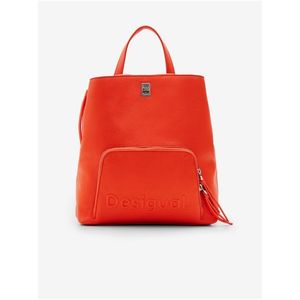 Oranžový dámský batoh Desigual Half Logo 24 Sumy Mini obraz