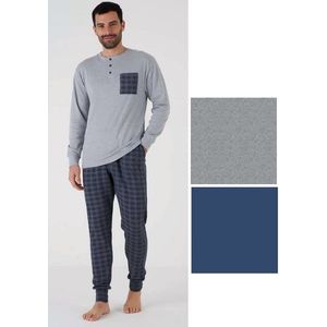 Pánské pyžamo Karelpiu KF5125 4XL Modrá obraz