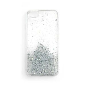 WOZINSKY Wozinsky Star Glitter silikonové pouzdro pro Samsung Galaxy S21 5G bílá obraz