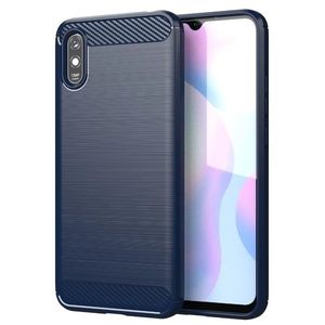 IZMAEL.eu Pouzdro Carbon Bush TPU pre Xiaomi Redmi 9A pro Xiaomi Redmi 9A modrá obraz