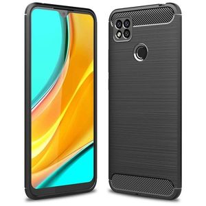 IZMAEL.eu Pouzdro Carbon Bush TPU pre Xiaomi Redmi 9C pro Xiaomi Redmi 9C černá obraz