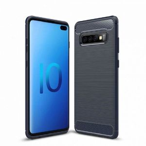 IZMAEL.eu Pouzdro Carbon Bush TPU pre Samsung Galaxy S10 pro Samsung Galaxy S10 černá obraz