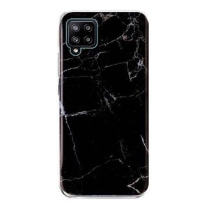 WOZINSKY Wozinsky Marble silikónové pouzdro pro Samsung Galaxy A12 černá obraz