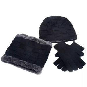 Zimní pletené rukavice Barva: černá obraz