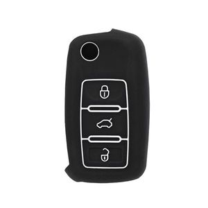 Techsuit – Pouzdro na klíče od auta – VW Passat (B5, B6)/Skoda/Seat – Bílá obraz