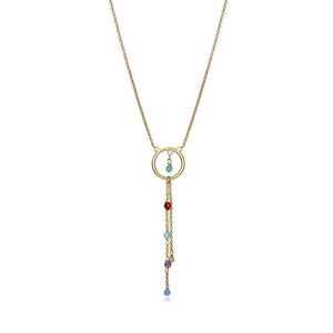 Viceroy Hravý pozlacený náhrdelník s přívěskem Trend 13007C100-59 obraz