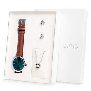 A-NIS Set hodinek, náhrdelníku a náušnic AS100-09 obraz