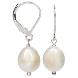 JwL Luxury Pearls Stříbrné náušnice s pravou bílou perlou JL0148 obraz