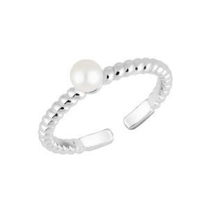 Preciosa Originální stříbrný prsten s říční perlou Pearl Passion 6158 01 56 mm obraz