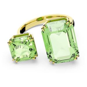 Swarovski Luxusní otevřený prsten se zelenými krystaly Millenia 5619626 52 mm obraz