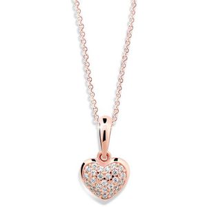 Cutie Jewellery Přívěsek ve tvaru srdce z růžového zlata Z6295-2383-40-10-X-4 obraz