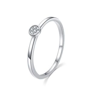 MOISS Třpytivý stříbrný prsten s čirými zirkony R00020 56 mm obraz