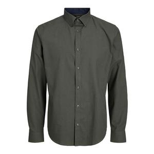 Jack&Jones Pánská košile JPRBLABELFAST Comfort Fit 12239027 Olive Night L obraz