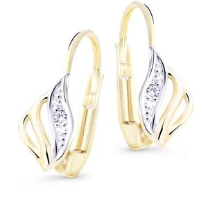 Cutie Diamonds Luxusní bicolor náušnice ze zlata s brilianty DZ8024-R-55-00-X-R1 obraz