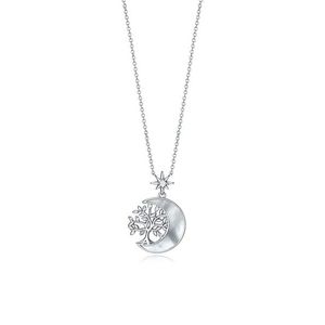 Viceroy Stylový stříbrný náhrdelník s měsícem a stromem života Trend 13002C000-90 obraz
