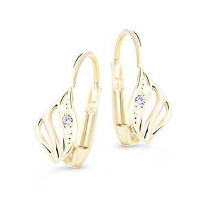 Cutie Diamonds Luxusní náušnice ze žlutého zlata s brilianty DZ8024-L-55-00-X-L1 obraz