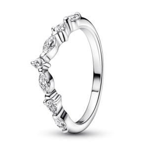 Pandora Okouzlujicí stříbrný prsten se zirkony Timeless 192390C01 50 mm obraz