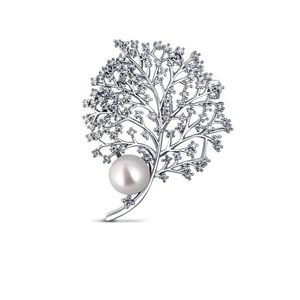 JwL Luxury Pearls Elegantní perlová brož se zirkony JL0791 obraz