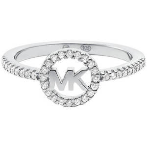 Michael Kors Luxusní stříbrný prsten se zirkony MKC1250AN040 49 mm obraz