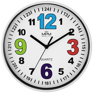 MPM Quality Designové hodiny s plynulým chodem E01.3686.00 obraz