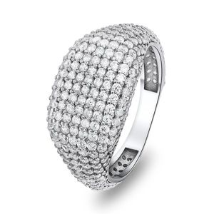 Brilio Silver Luxusní stříbrný prsten se zirkony RI019W 52 mm obraz