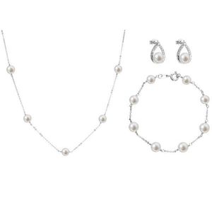 Evolution Group Zvýhodněná souprava stříbrných šperků Pavona 21033.1, 22015.1, 23008.1 (náhrdelník, náramek, náušnice) obraz