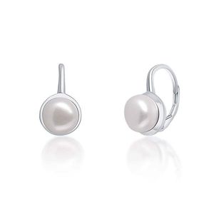 JwL Luxury Pearls Něžné stříbrné náušnice s pravými bílými perlami JL0675 obraz