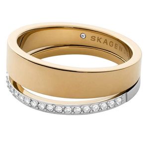 Skagen Nadčasový bicolor prsten z oceli Elin SKJ1451998 50 mm obraz