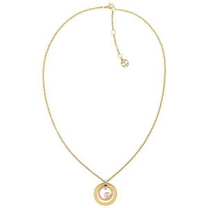 Tommy Hilfiger Luxusní pozlacený náhrdelník s bicolor přívěskem 2780537 obraz