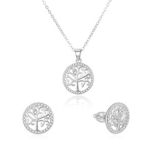 Beneto Stříbrná souprava šperků strom života AGSET213SR (náhrdelník, náušnice) obraz