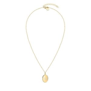 Tamaris Elegantní pozlacený náhrdelník s medailonem TJ-0096-N-50 obraz