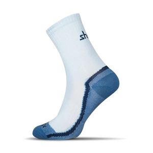 Dvoubarevné modré ponožky obraz