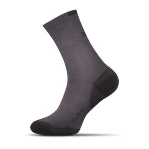 Termo bavlněné tmavě šedé ponožky obraz