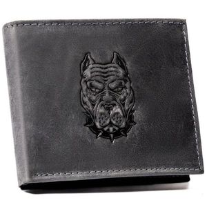 Grafitová pánská peněženka DOG obraz