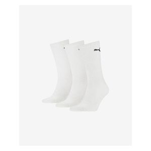 Sada tří párů sportovních ponožek v bílé barvě Puma obraz