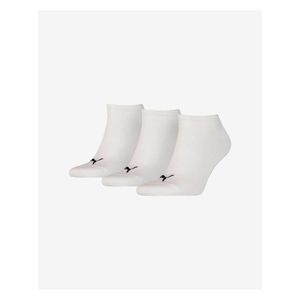 Sada tří párů ponožek v bílé barvě Puma obraz