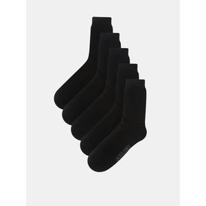 Sada pěti párů černých pánských ponožek Jack & Jones Jens obraz