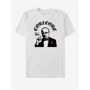Bílé unisex tričko ZOOT.Fan Paramount Corleone Stencil obraz