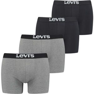 Levi's® SOLID BASIC BRIEF 4P Pánské boxerky, černá, velikost obraz