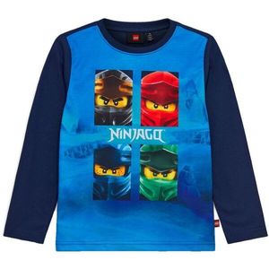 LEGO® kidswear LWTANO 108 Chlapecké tričko s dlouhým rukávem, modrá, velikost obraz