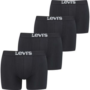 Levi's® SOLID BASIC BRIEF 4P Pánské boxerky, černá, velikost obraz