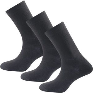 Devold DAILY MERINO MEDIUM SOCK 3PK Unisex ponožky, černá, velikost obraz