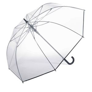 HAPPY RAIN GOLF Partnerský deštník, transparentní, velikost obraz