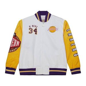Mitchell & Ness Los Angeles Lakers #34 Shaquille O'Neal Player Burst Warm Up Jacket multi/white obraz