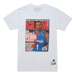 Mitchell & Ness T-shirt Penny Hardaway NBA Slam Tee white obraz
