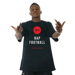 Tričko Rap & Football Tee Black obraz