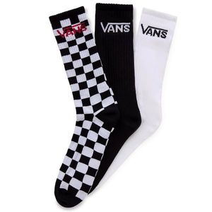 Panské Ponožky VANS MN CLASSIC Crew Socks Black/White 6, 5-9 obraz